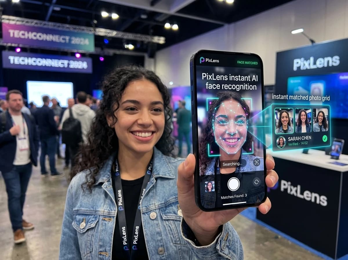 PixLens Instant AI Face Recognition Demo